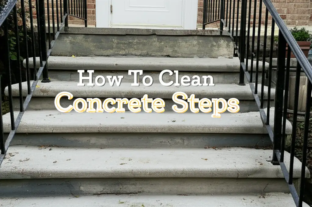 How To Clean Concrete Steps