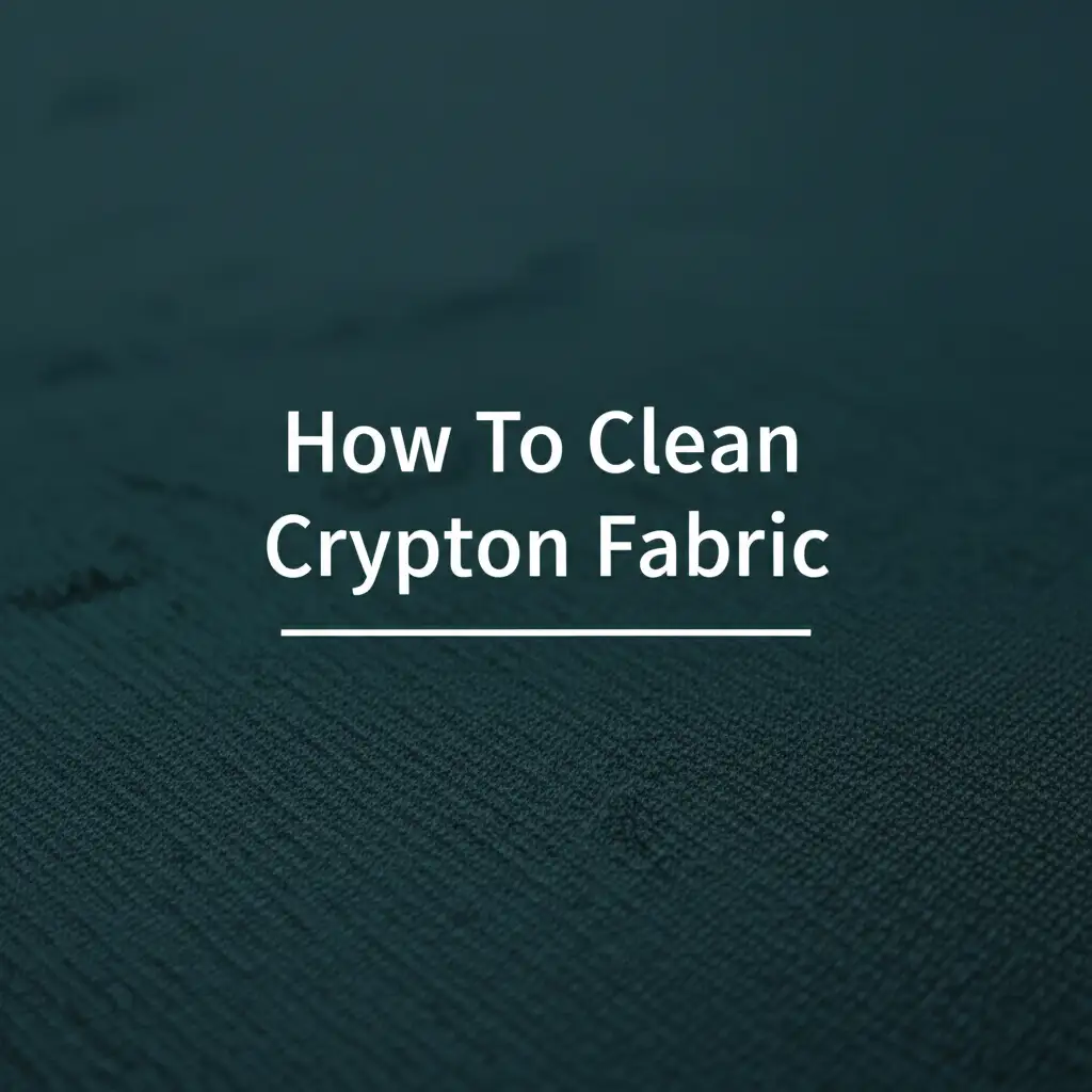 How To Clean Crypton Fabric