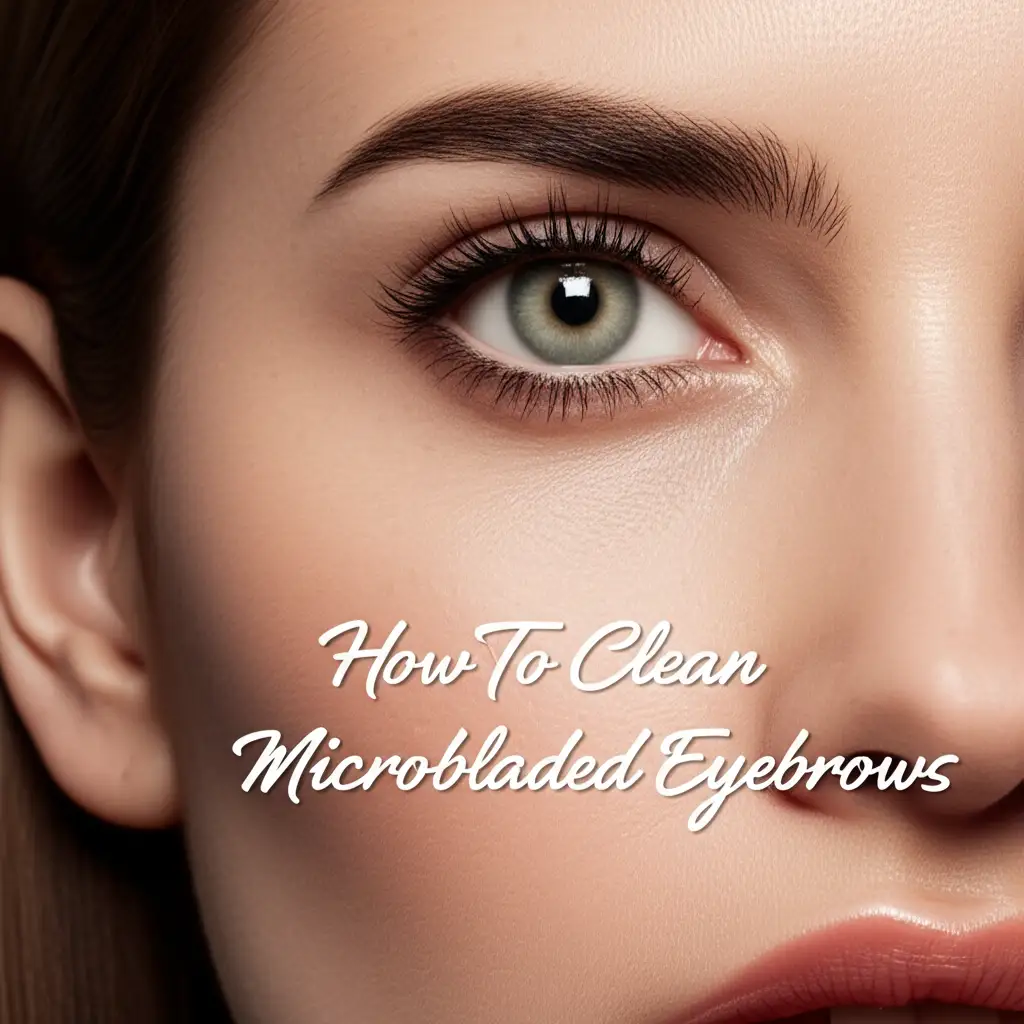 How To Clean Microbladed Eyebrows