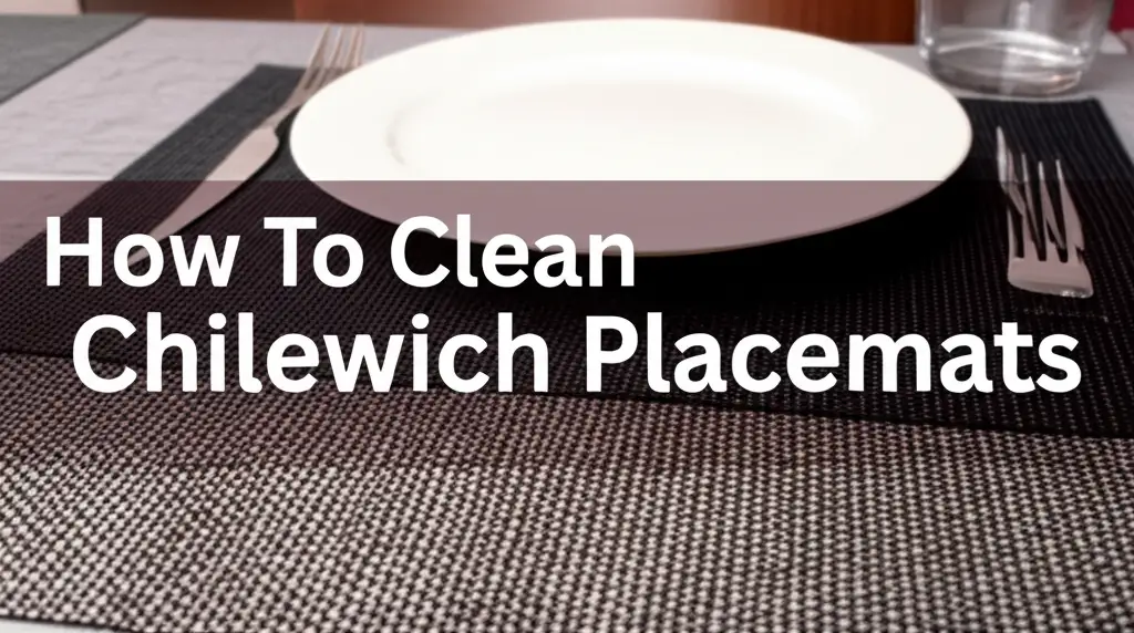 How To Clean Chilewich Placemats