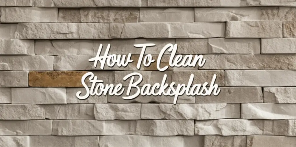 How To Clean Stone Backsplash