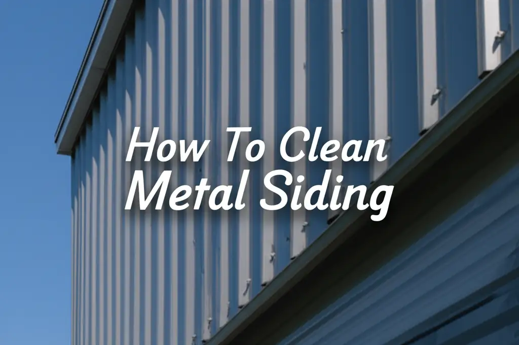 How To Clean Metal Siding