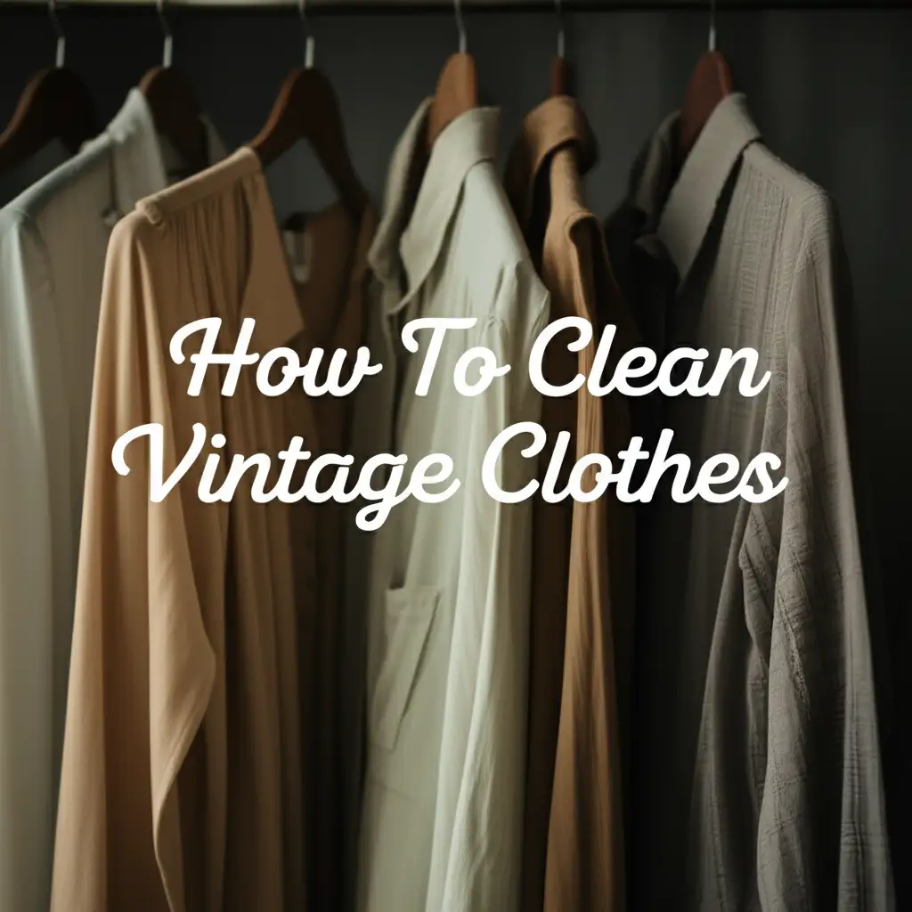 How To Clean Vintage Clothes