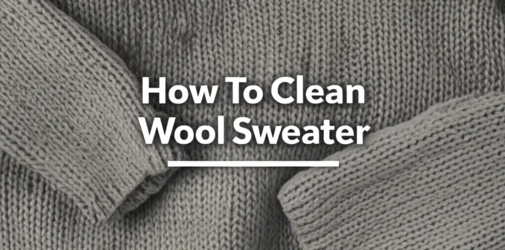 Learn how to clean your wool sweater safely and effectively. Discover methods for hand washing, machine care, and stain removal for lasting freshness.