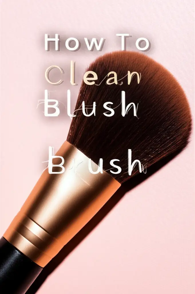 How To Clean Blush Brush
