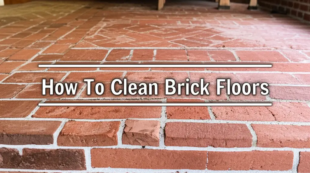How To Clean Brick Floors