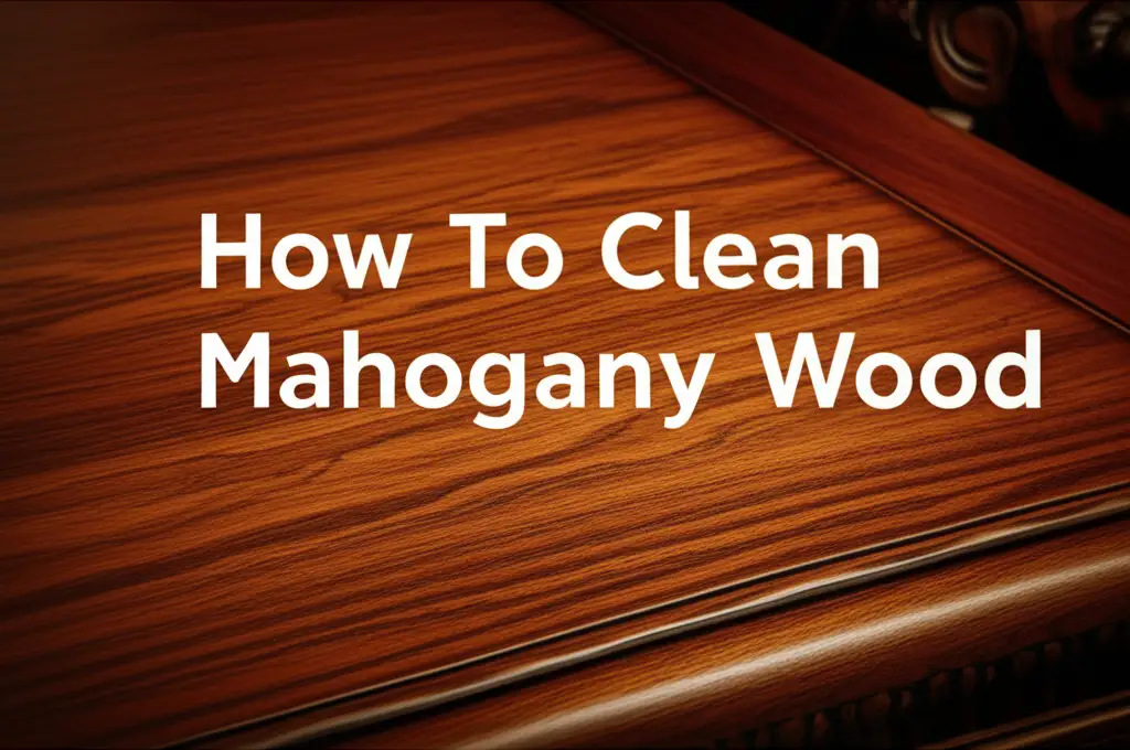 How To Clean Mahogany Wood