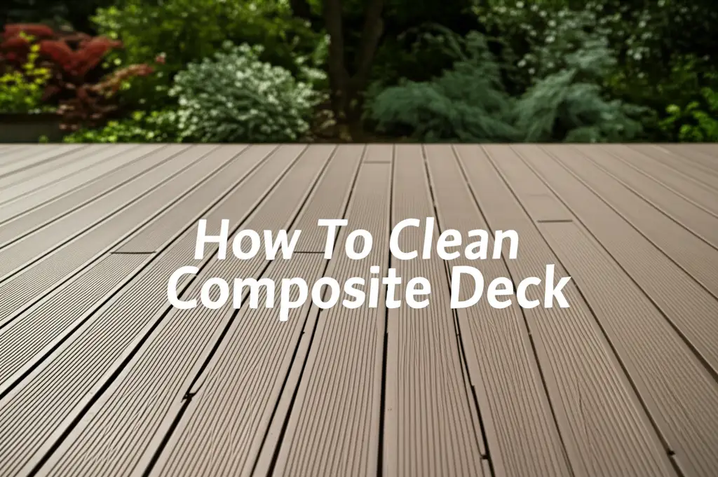 How To Clean Composite Deck