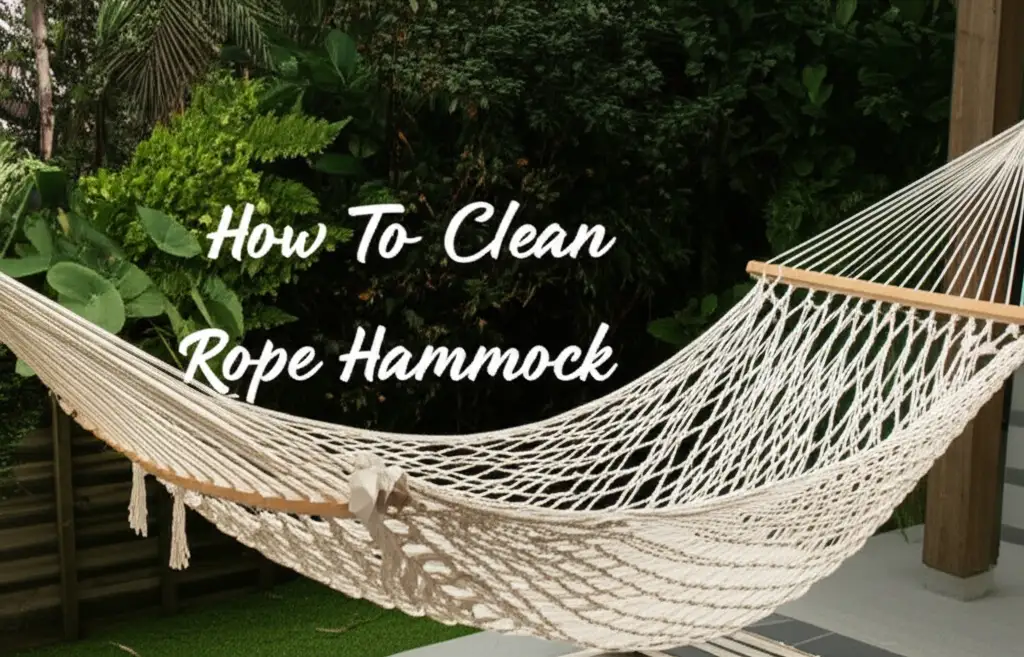 How To Clean Rope Hammock