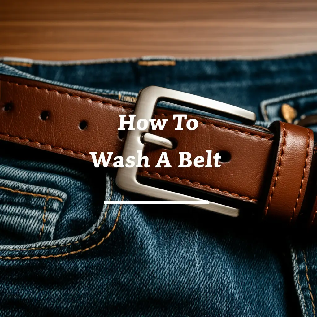 How To Wash A Belt