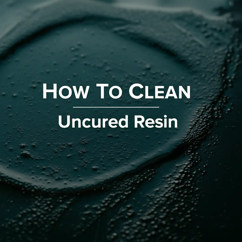 How To Clean Uncured Resin