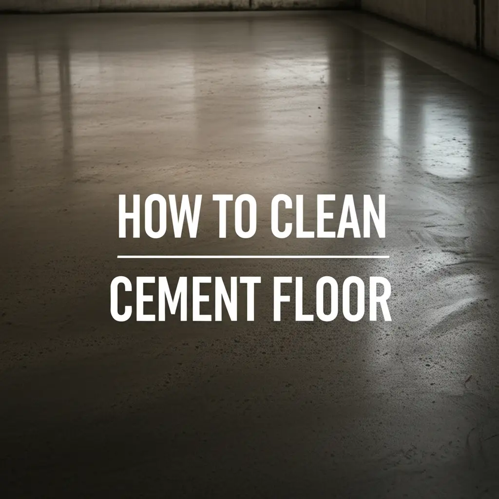 How To Clean Cement Floor