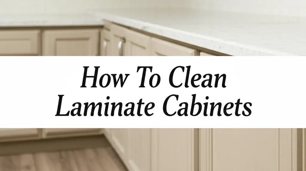 How To Clean Laminate Cabinets