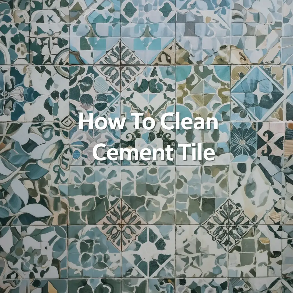 How To Clean Cement Tile