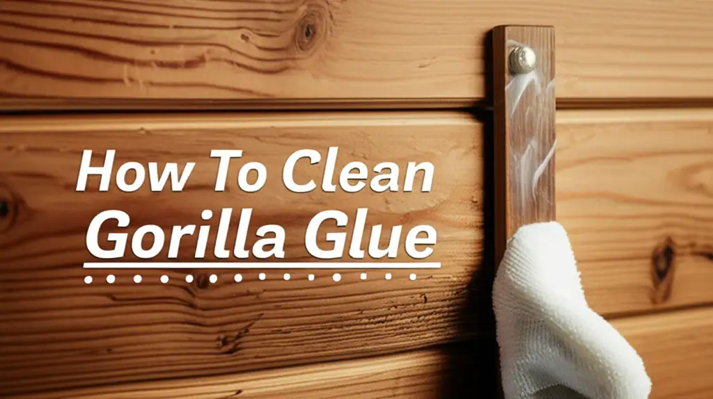 How To Clean Gorilla Glue
