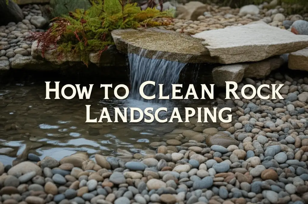 How To Clean Rock Landscaping