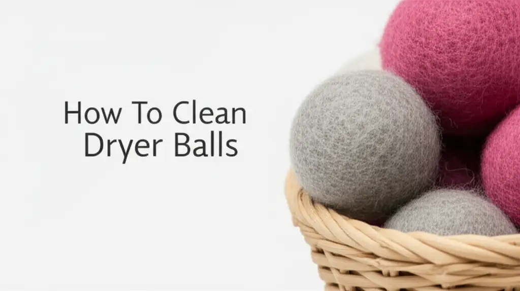How To Clean Dryer Balls