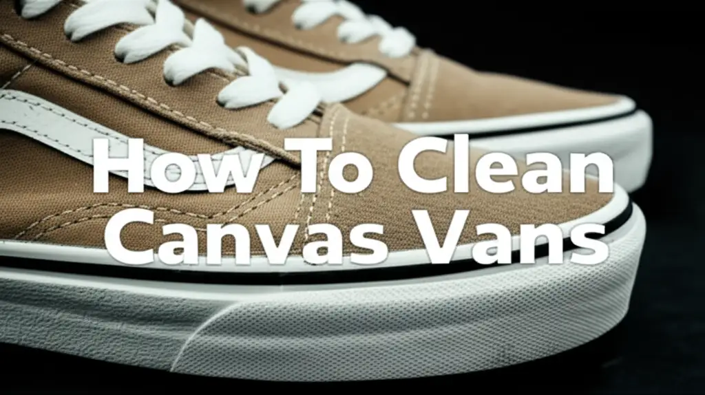 How To Clean Canvas Vans