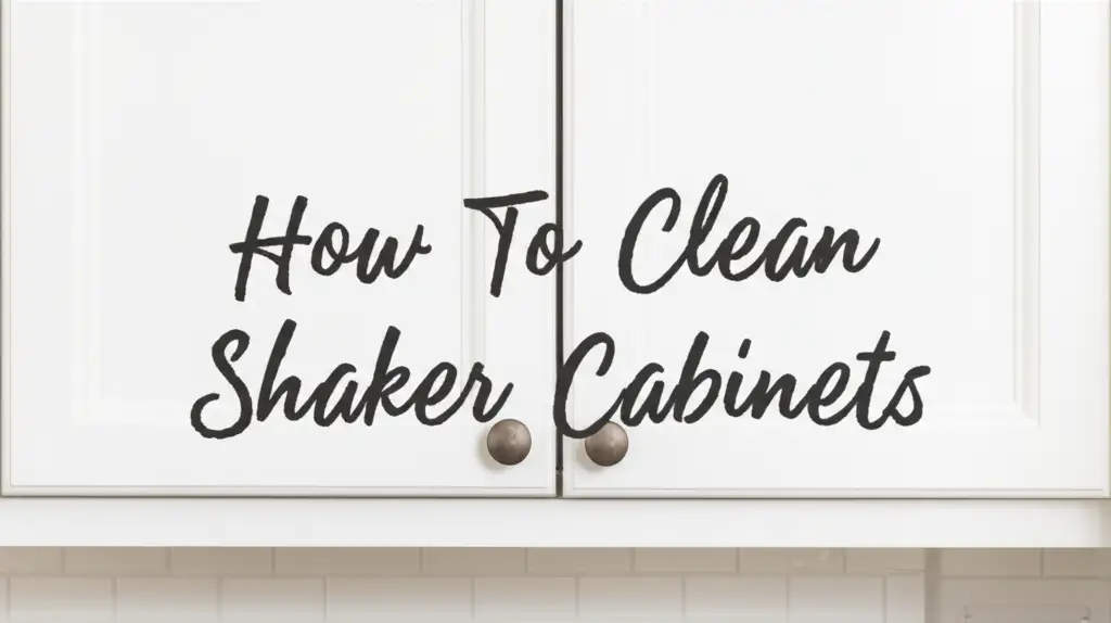 How To Clean Shaker Cabinets