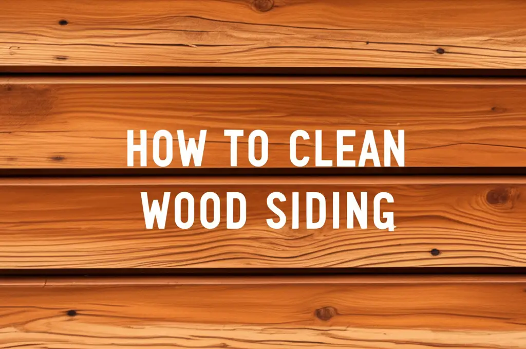 How To Clean Wood Siding