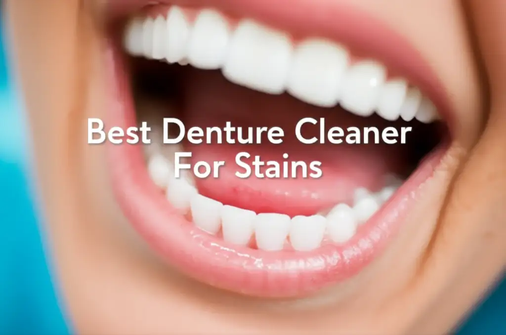 Best Denture Cleaner For Stains