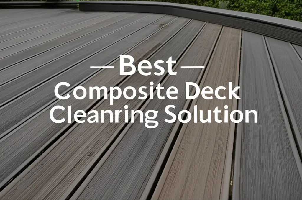 10 Best Composite Deck Cleaning Solutions for 2025