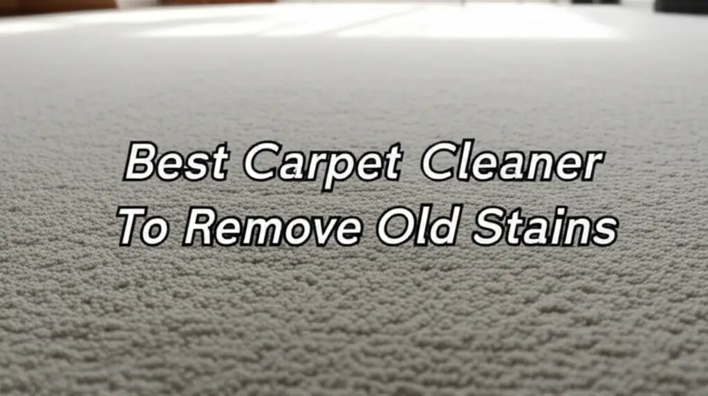 10 Best Carpet Cleaner To Remove Old Stains