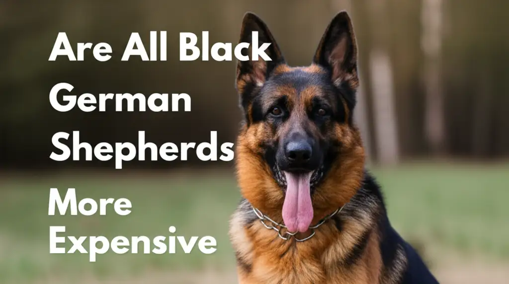 Are All Black German Shepherds More Expensive