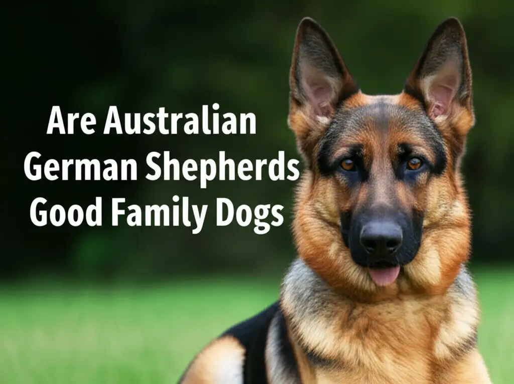 Are Australian German Shepherds Good Family Dogs