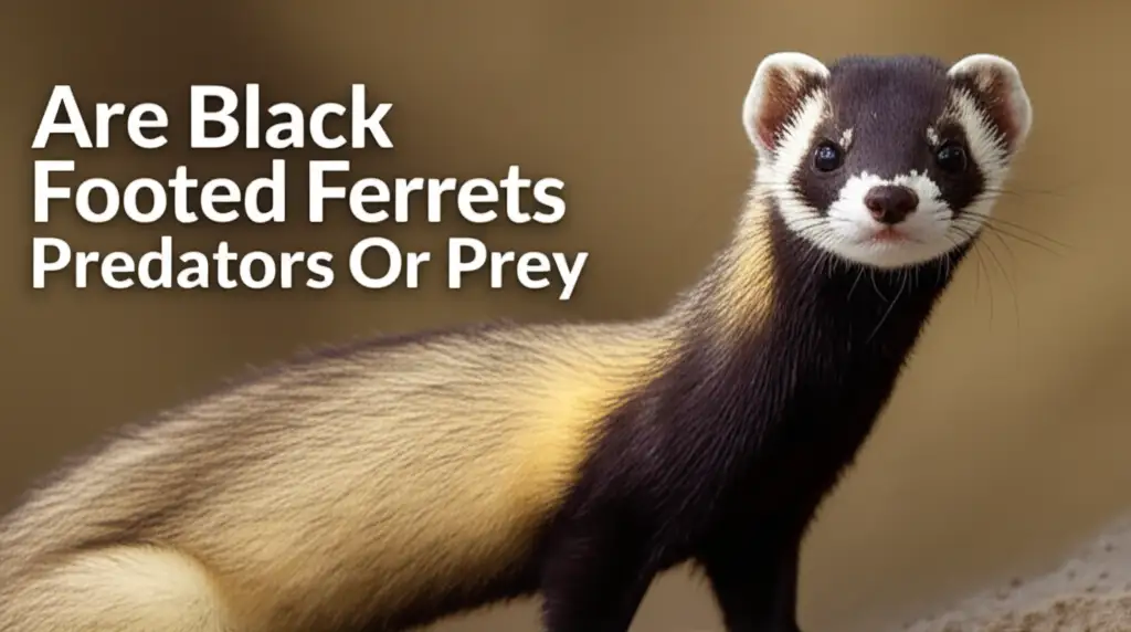 Are Black Footed Ferrets Predators Or Prey