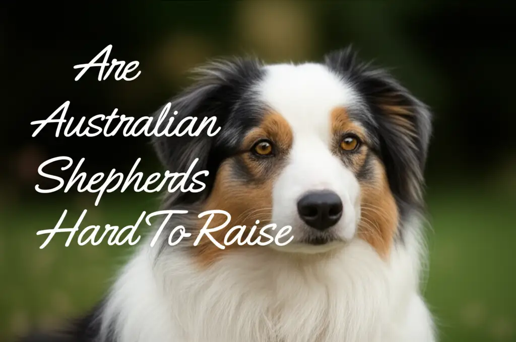 Are Australian Shepherds Hard To Raise
