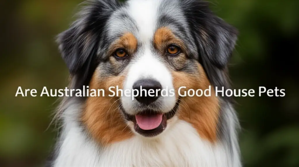 Are Australian Shepherds Good House Pets