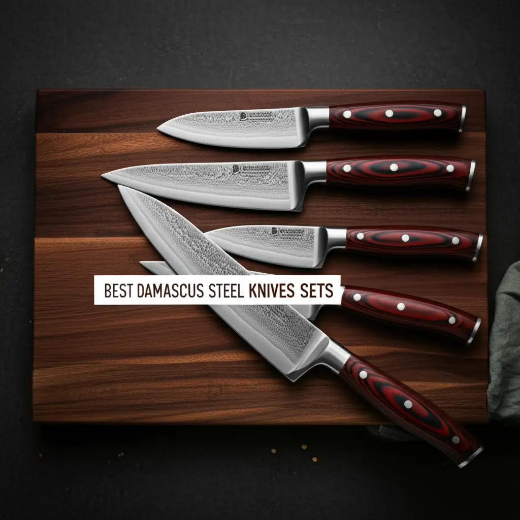 10 Best Damascus Steel Knives Sets of 2025