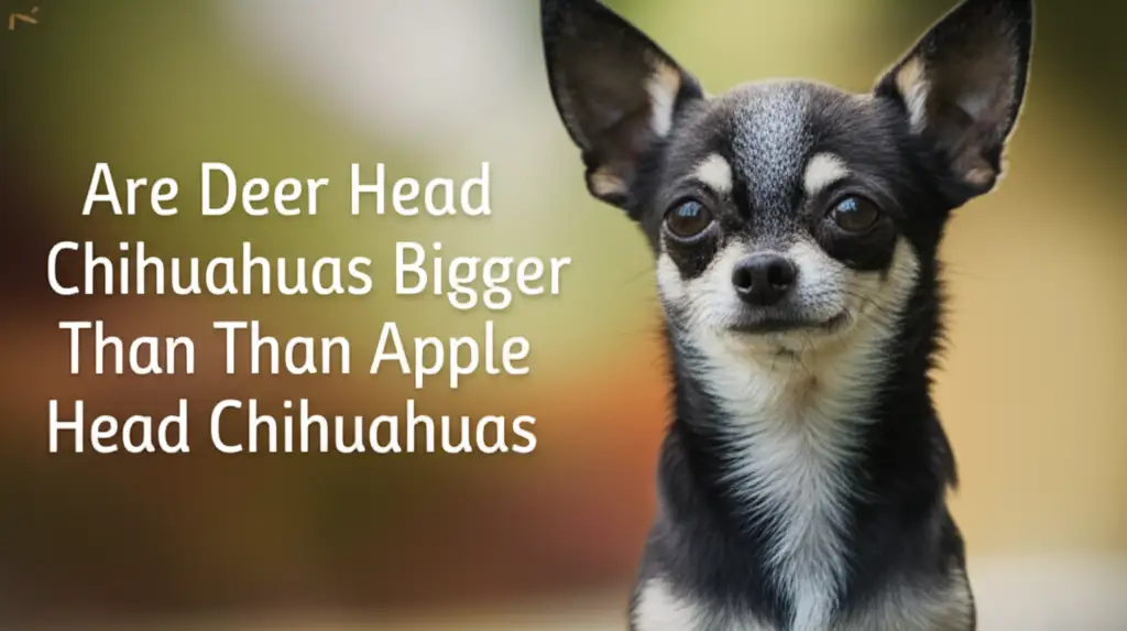 Are Deer Head Chihuahuas Bigger Than Apple Head Chihuahuas