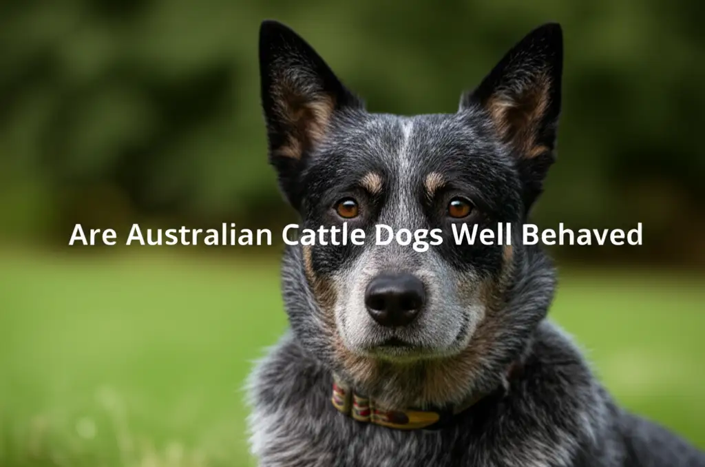 Are Australian Cattle Dogs Well Behaved