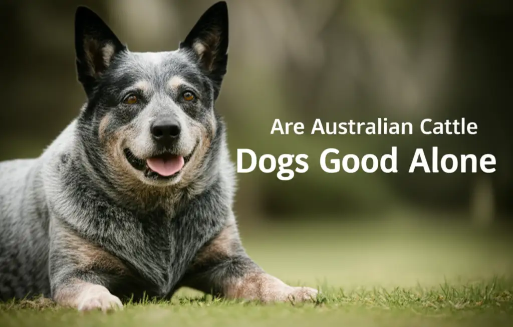 Are Australian Cattle Dogs Good Alone