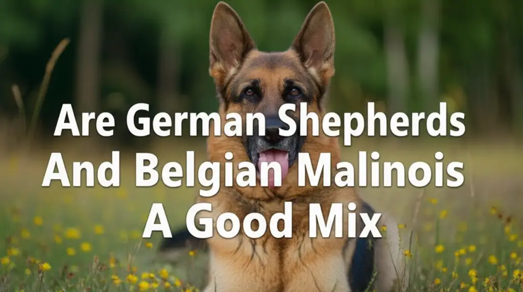 Are German Shepherds And Belgian Malinois A Good Mix
