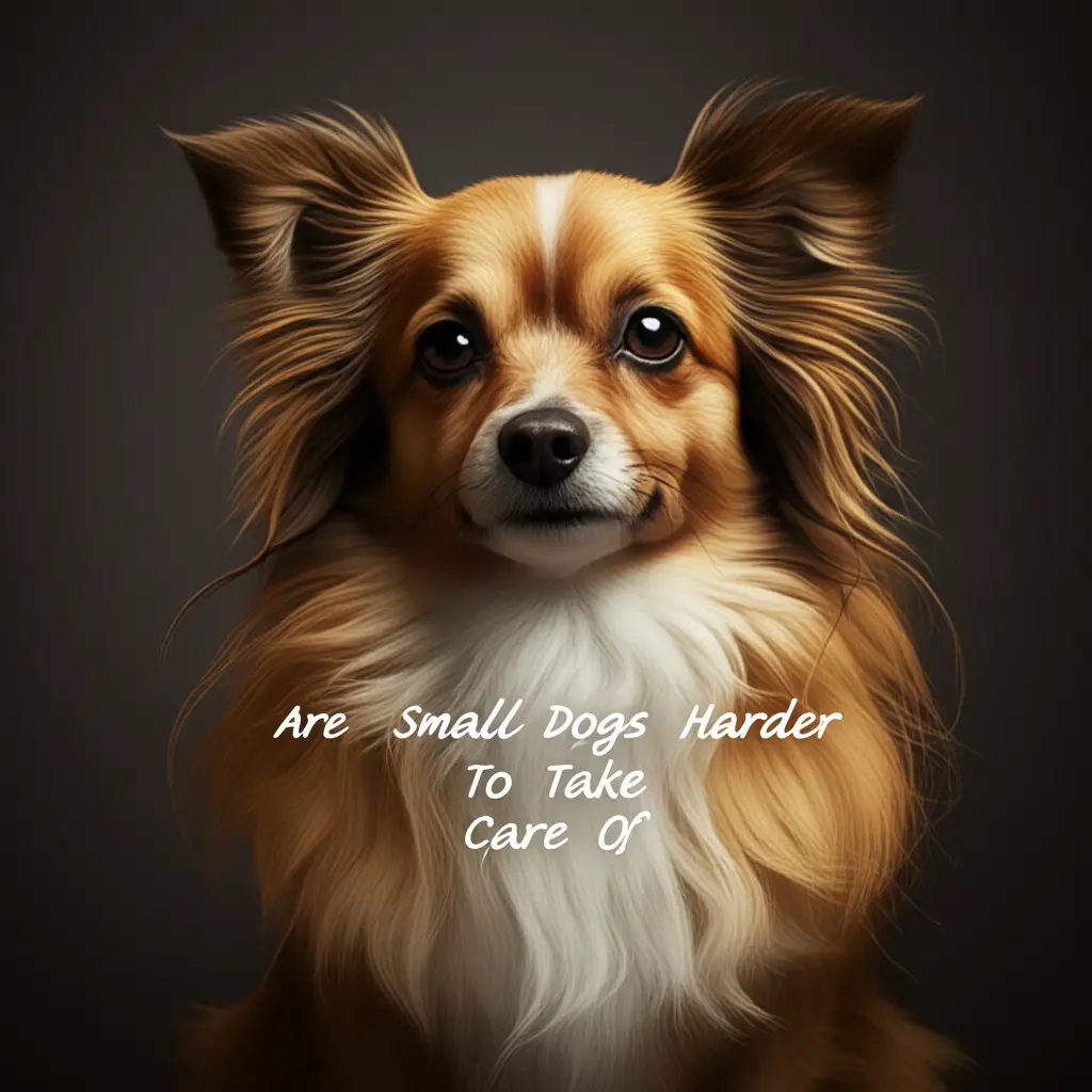 Are Small Dogs Harder To Take Care Of