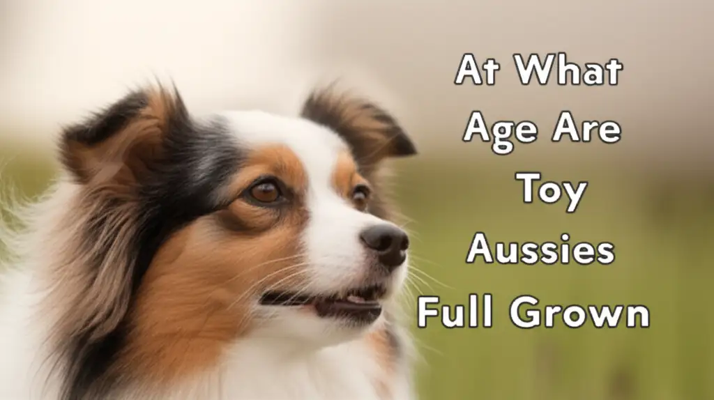 At What Age Are Toy Aussies Full Grown