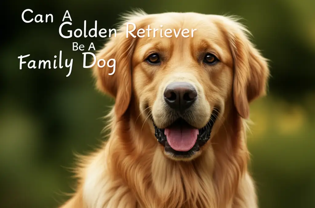 Can A Golden Retriever Be A Family Dog