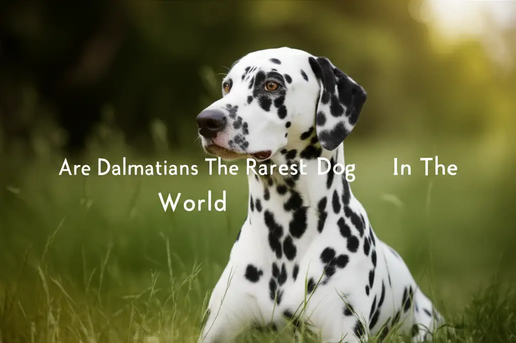 Are Dalmatians The Rarest Dog In The World