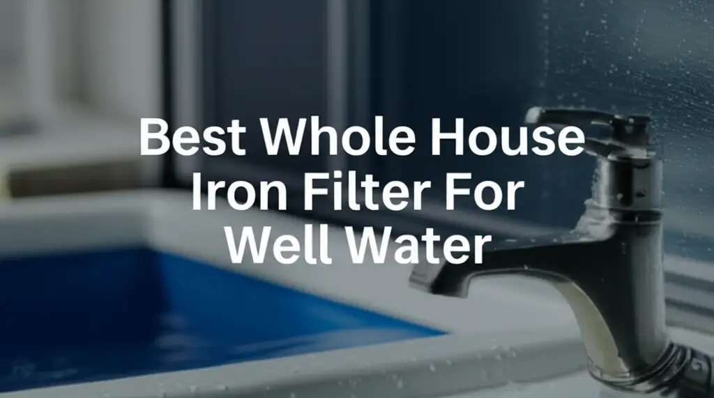Tired of iron stains and metallic-tasting well water? We've tested the top whole house iron filters to find the best for you. Get crystal-clear water today.