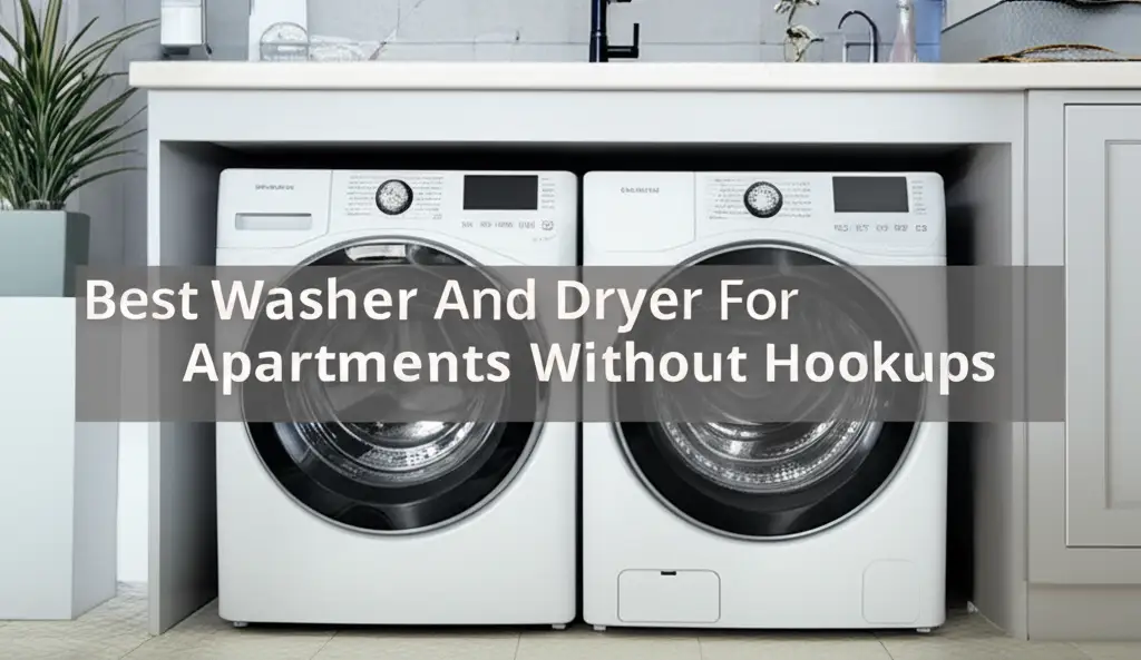 Tired of laundromats? Discover the best washer and dryer for apartments without hookups. We tested dozens to help you find the perfect compact solution.