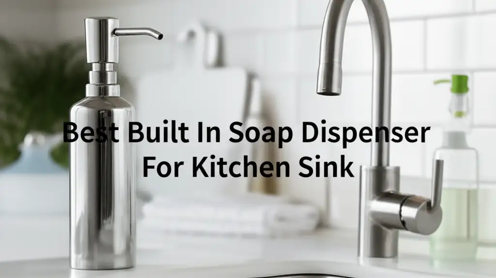 Tired of cluttered countertops? We researched and tested dozens of options to find the best built in soap dispenser for kitchen sink for you. Declutter your space and simplify your life with our top picks.
