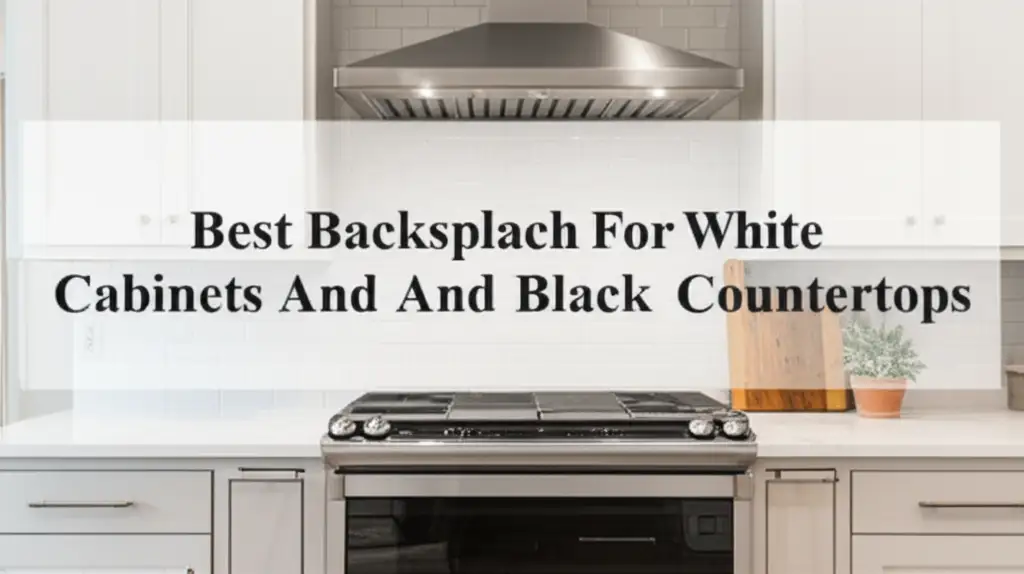 10 Best Backsplash For White Cabinets And Black Countertops