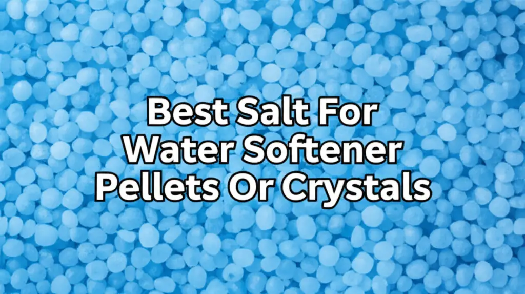 Best Salt For Water Softener Pellets Or Crystals