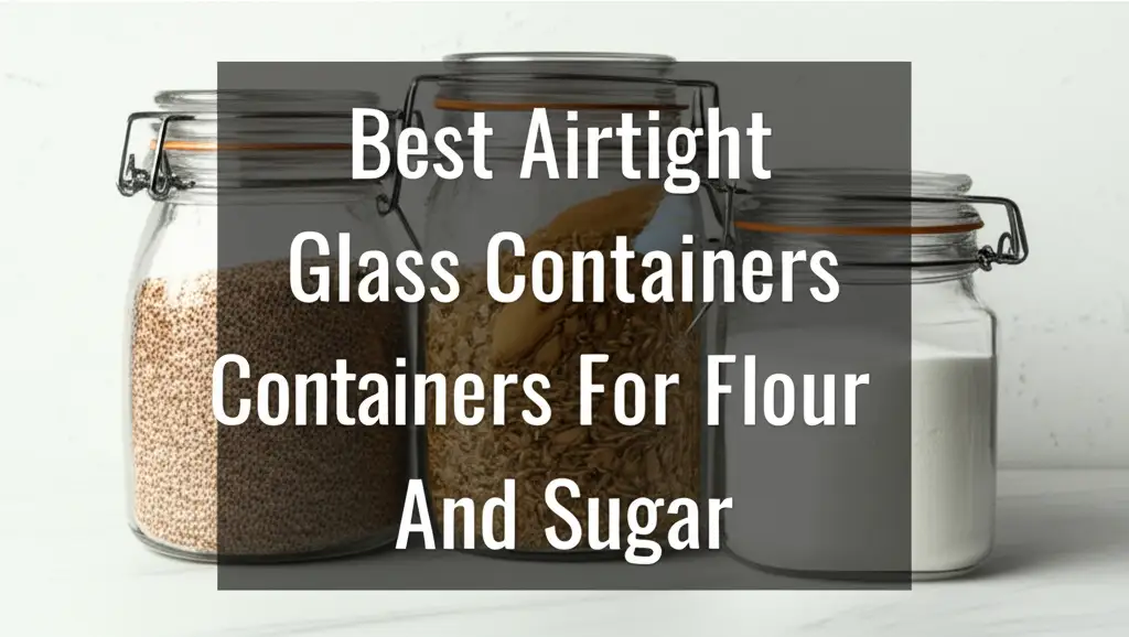 Struggling with stale pantry staples? We've tested dozens of the best airtight glass containers for flour and sugar to help you find the perfect seal.
