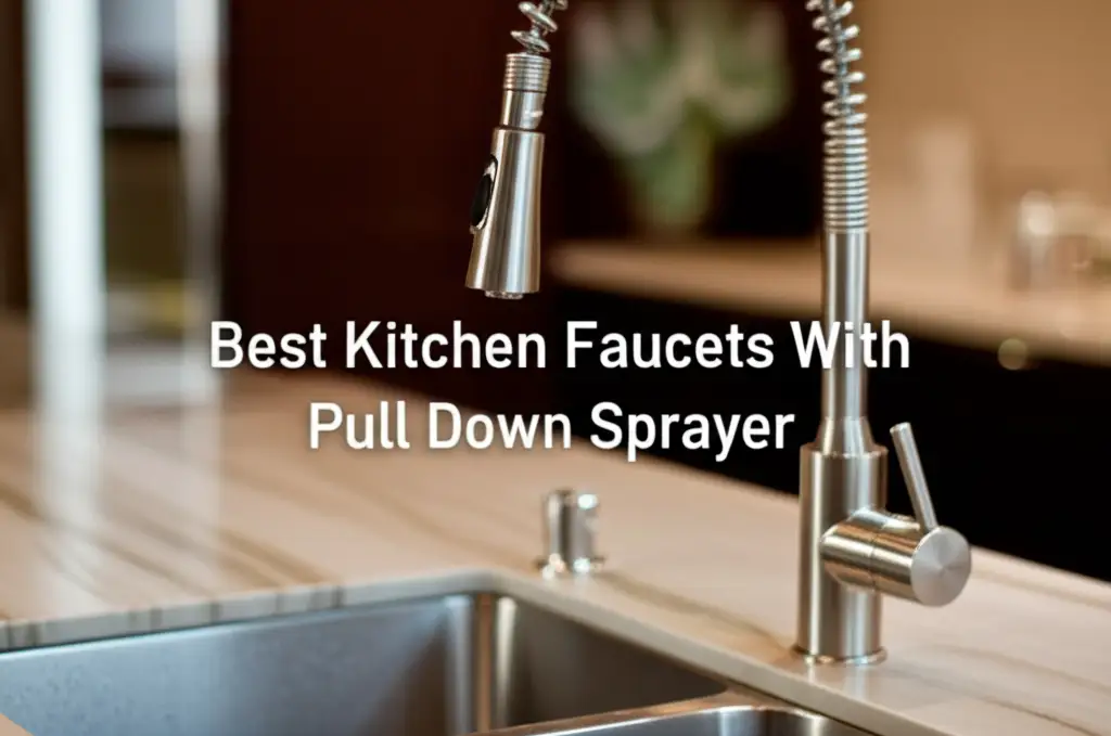 Struggling to find the right kitchen faucet with a pull down sprayer? We tested dozens for performance and durability to help you upgrade your sink today.
