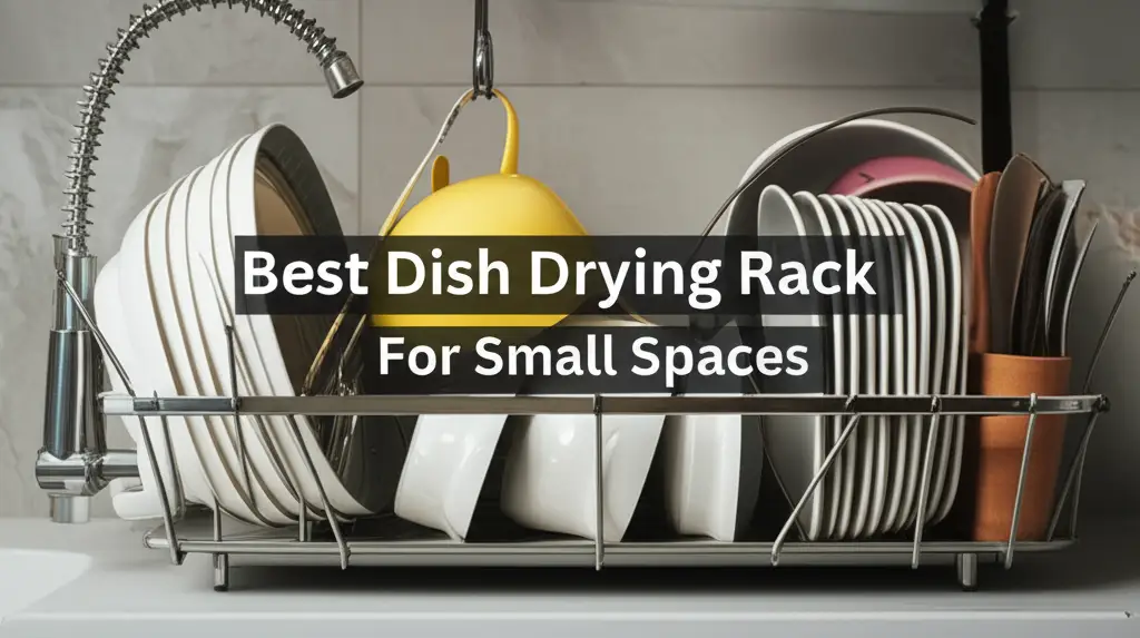 Struggling with a cluttered countertop? We tested dozens of options to find the best dish drying rack for small spaces. Let us help you find the perfect fit.