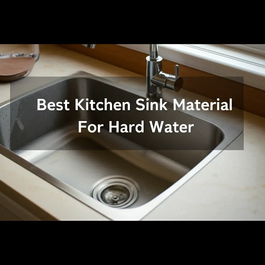 Struggling with hard water stains in your sink? We tested dozens of options to find the best kitchen sink material for hard water for you to enjoy cleaner water.